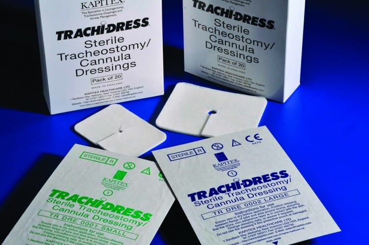 Trachi-dress стерильная повязка для ухода за трахеостомой KAPITEX
