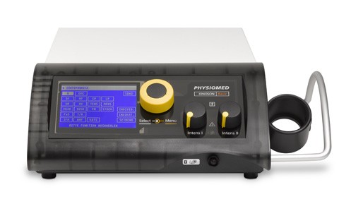 Прибор комбинированной терапии портативный (Ультразвук 1 и Ультразвук 3 МГц, большим выбором токов низкой и средней частоты) ИОНОСОН-Бэсик производства PHISIOMED (Германия)