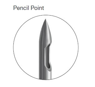 Игла спинальная атравматичная Spinex тип Pencil point  размер 22G, длина 90 мм (с иглой-проводником 20G) Apexmed #​ 0107-01-22