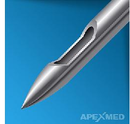 Игла спинальная атравматичная Spinex, тип Pencil point, размер 27G, длина 90 мм (с иглой-проводником 20G) Apexmed # 0107-01-27