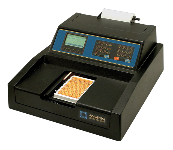 Иммуноферментный анализатор планшетный полуавтоматический (планшетный фотометр) Stat Fax 3200 производства Awareness Technology (США)